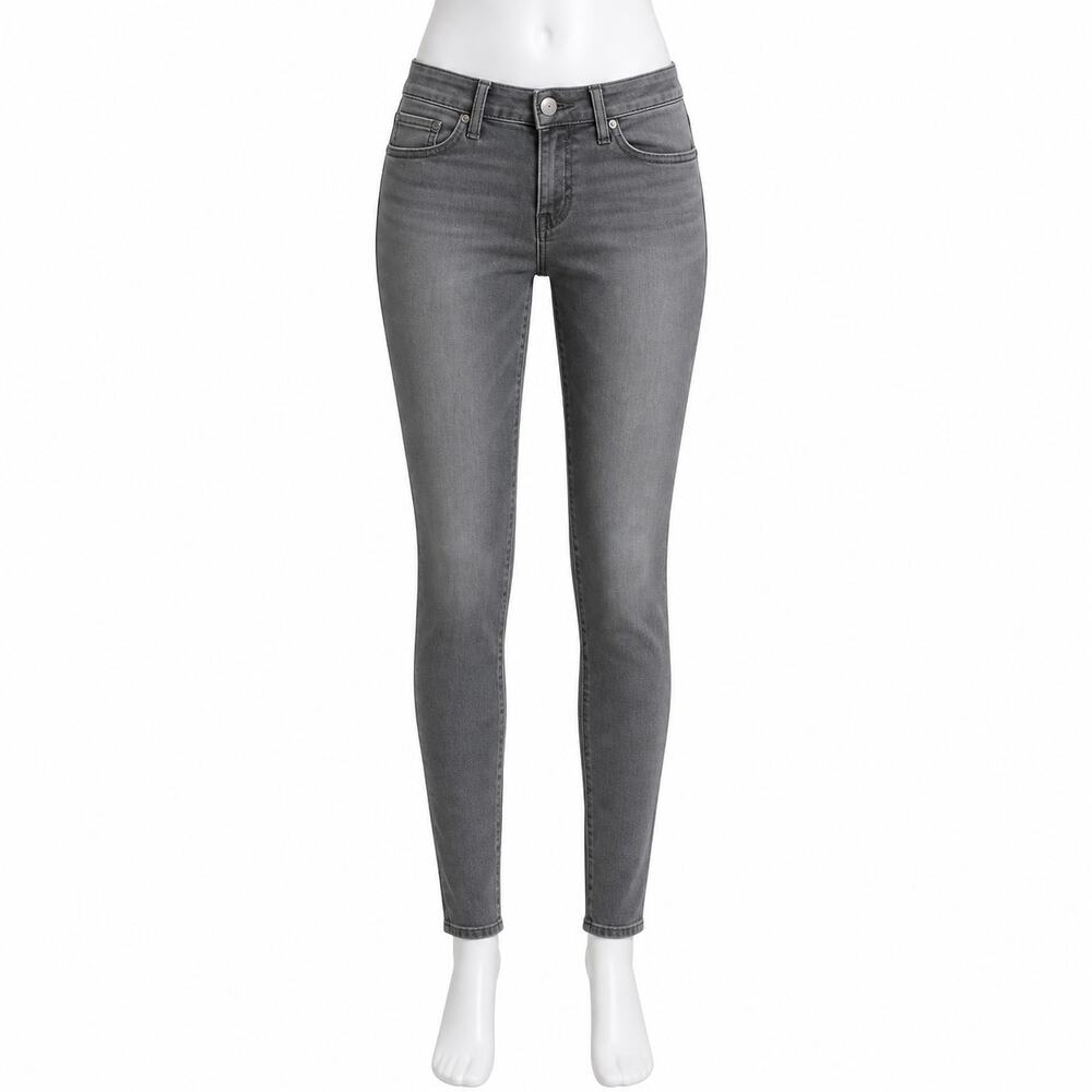 J Brand Super Skinny Onyx Gray Jeans - Size 26 - Premium Stretch Denim